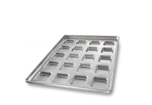 3" Square Ciabatta Roll Pan