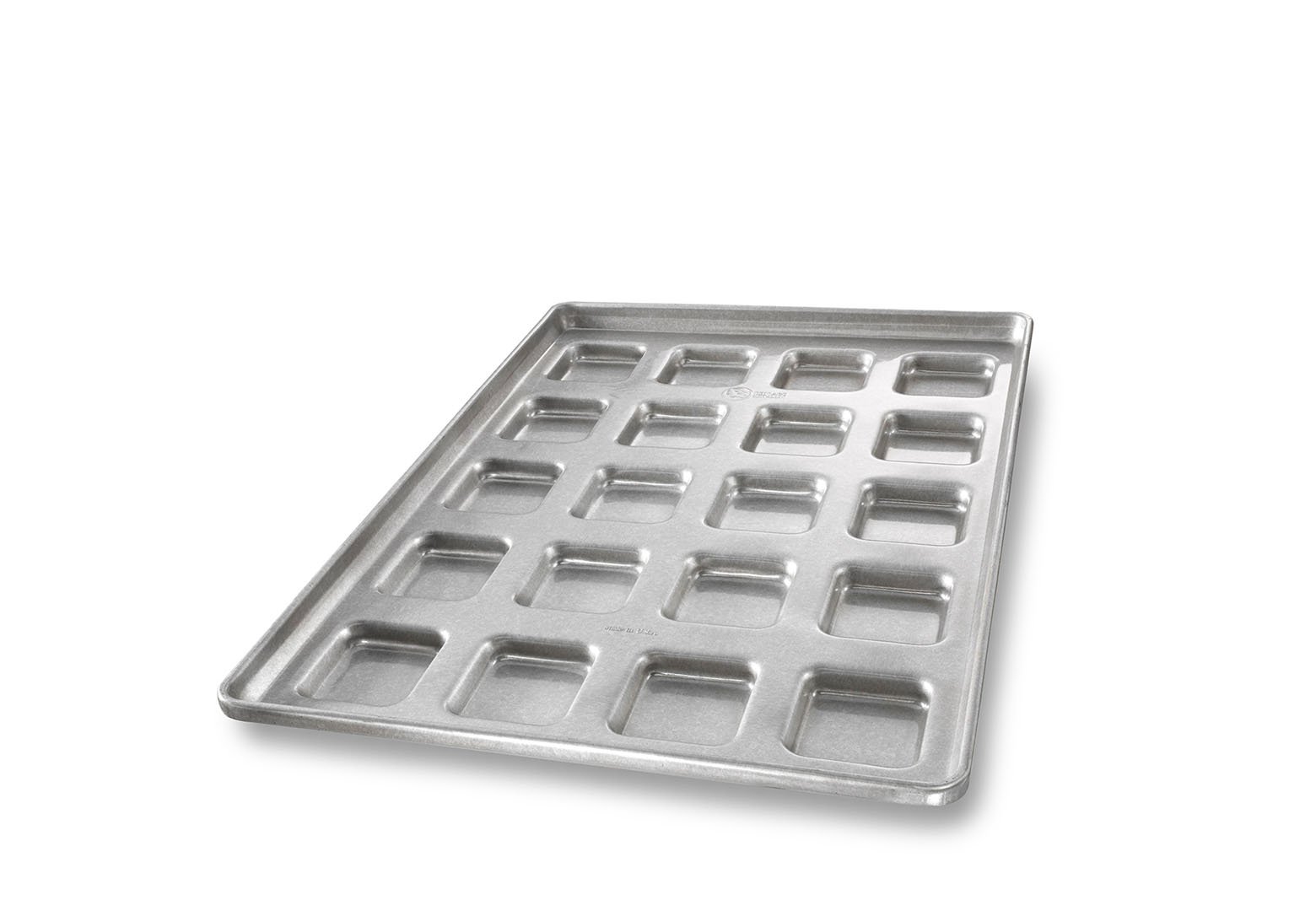 3" Square Ciabatta Roll Pan