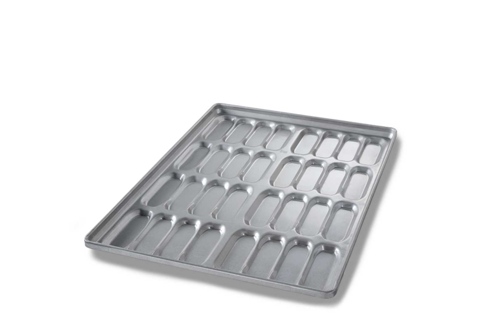 5-5/8" Cluster Hot Dog Bun Pan