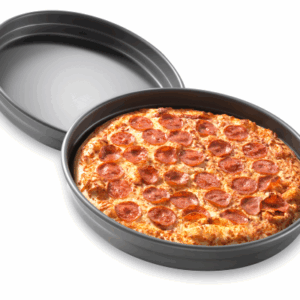 EXACT STACK Pans with Pizza