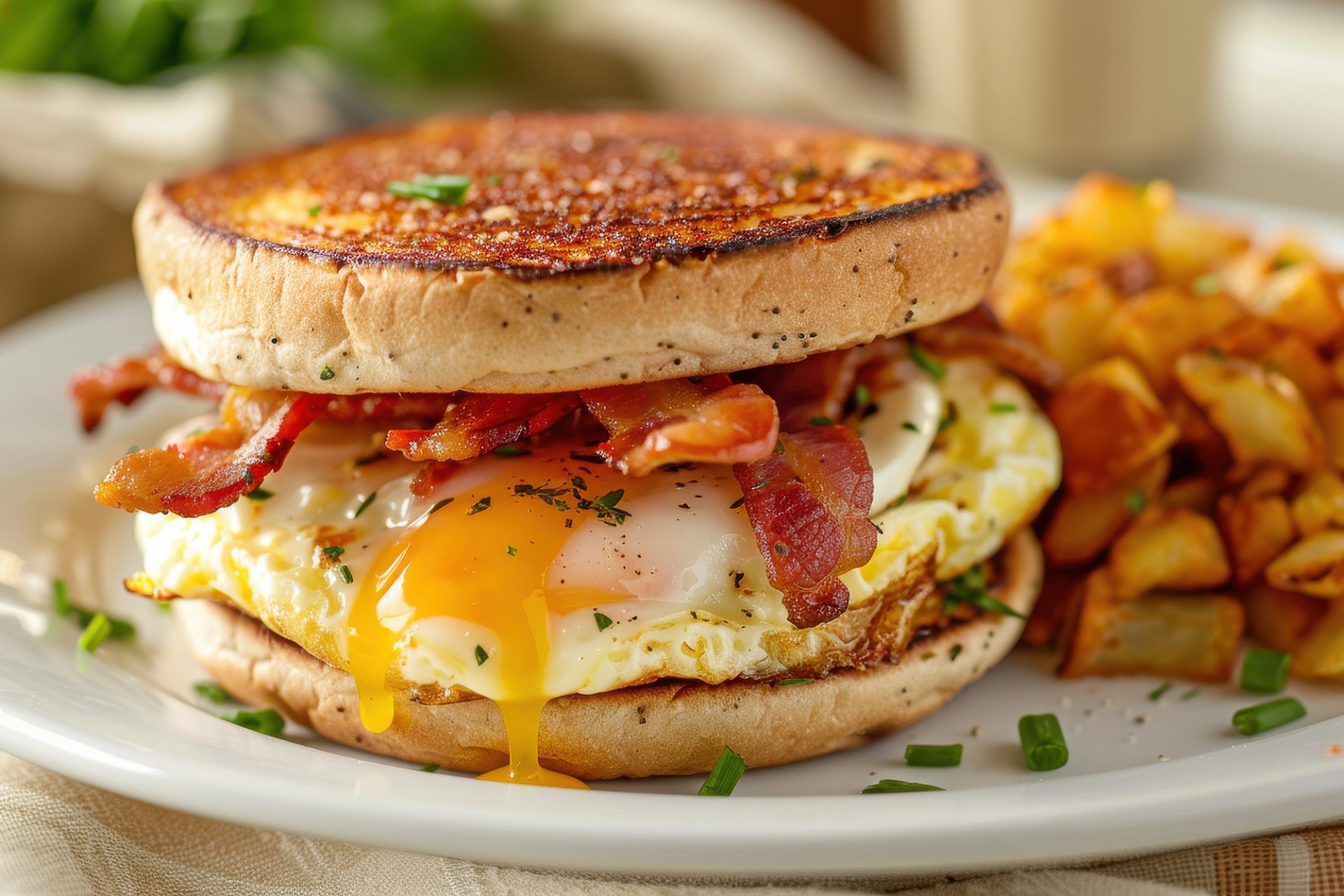 Egg & Bacon Breakfast Sandwich