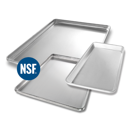 NSF StayFlat® Full-Size, Half-Size, and Third-Size Sheet Pans